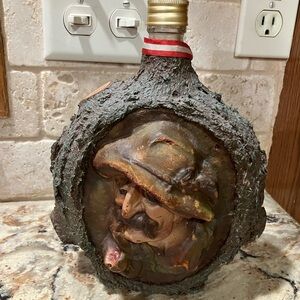 Vintage Deutsches Erzeugnis Empty Bottle Face